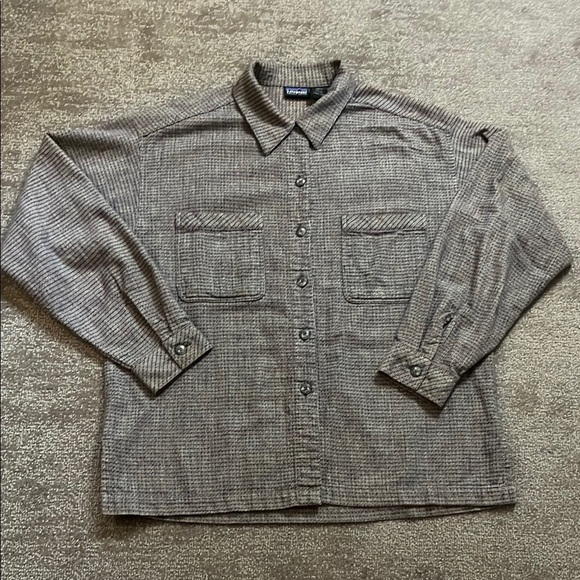Patagonia Women’s Button Down Organic Cotton Flannel Size M - Picture 1 of 8